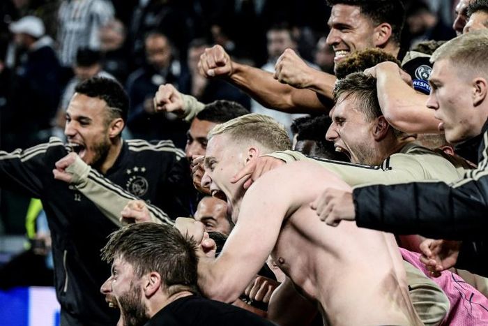 Ajax's player's beat Juventus to earn a Champions League semifinal against Tottenham and a rest from the Dutch league