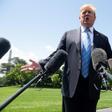 US President Donald Trump told reporters that the escalating battle with China on trade was "a little squabble"