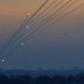 Israel said hundreds of rockets and mortars were fired from Gaza