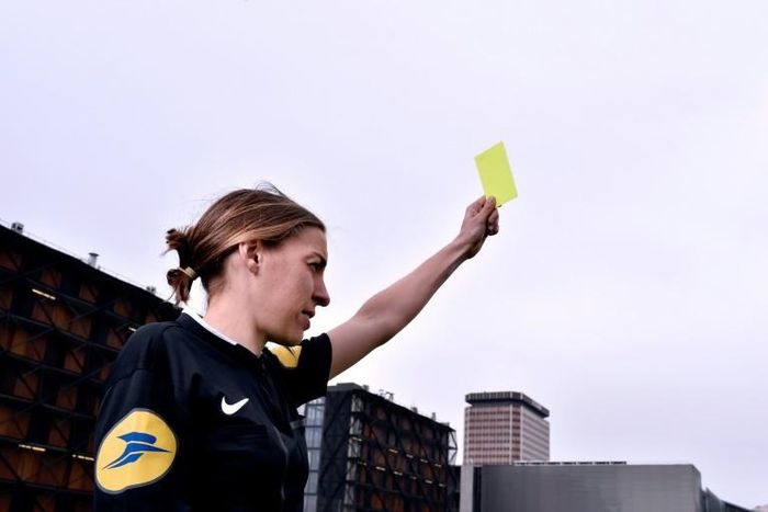 Stephanie Frappart will become the first female referee in France's Ligue 1 when she takes charge of Sunday's game between Amiens and Strasbourg