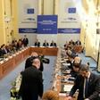 European leaders take part in the opening session of the EU summit in Sibiu, central Romania on May 9, 2019