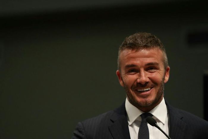 David Beckham attends a public hearing in Miami last year to discuss his new Major League Soccer franchise