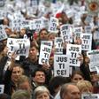 Thousands of Czechs demonstrated outside Prague Castle against the expected nomination of a new justice minister