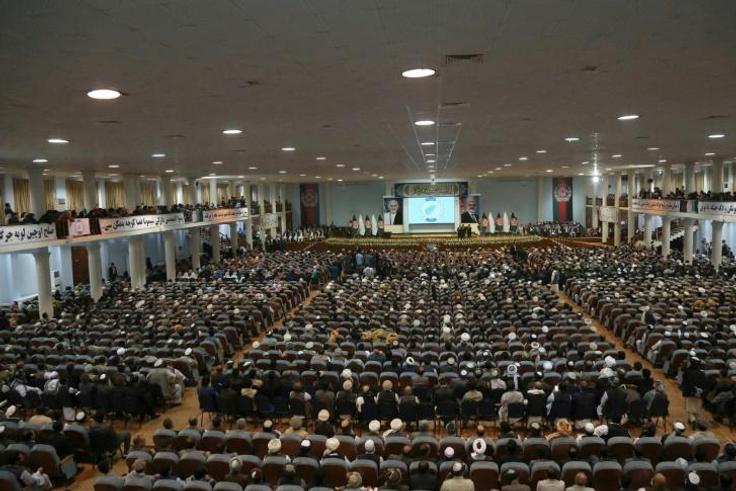 Thousands of delegates attend the "loya jirga" (grand assembly) in Kabul