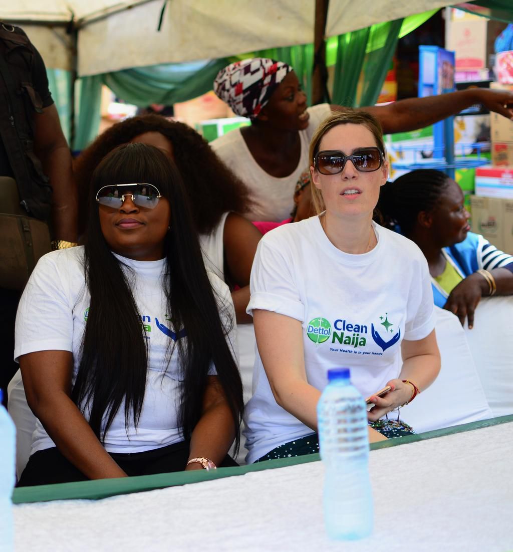 Funke Akindele and Marketing Director, Reckitt Benckiser (RB) West Africa