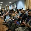 Afghan men pray at this week's 'loya jirga', or grand assembly, which saw about 3,200 politicians and religious and tribal leaders gather in Kabul