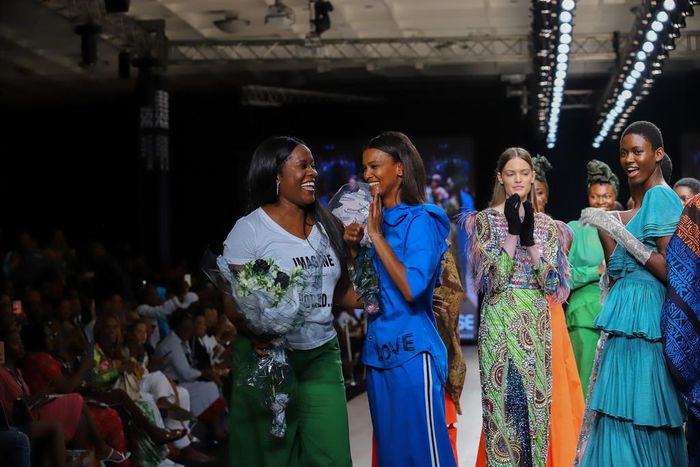 Odio Mimonet’s AW19 show is a tale of two women; Mimi and Odio, and a celebration of the multifaceted modern African woman [Credit: Arise Fashion Week]