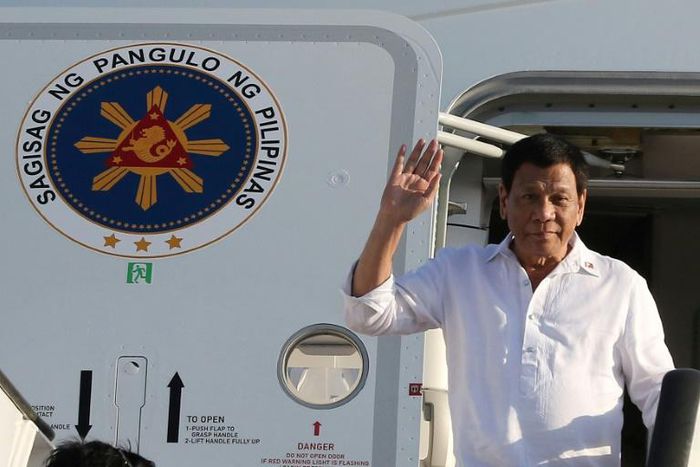 Philippine President Rodrigo Duterte remains hugely popular among Filipinos fed up with elite politicians