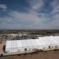 Construction of a new migrant processing facility is underway at the Customs and Border Protection - El Paso Border Patrol Station in El Paso, Texas on April 26, 2019