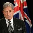 New Zealand Foreign Minister Winston Peters (pictured March 2019) placed a wreath of flowers at the foot of the Oslo memorial