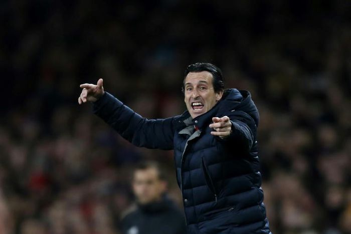 Arsenal manager Unai Emery
