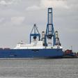 Cargo ship Bahri Yanbu, seen here at the English port of Tilbury, is due to travel to Le Havre, France, to take a shipment of French weapons to Saudi Arabia