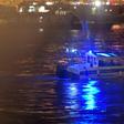 Police search for survivors after the Hungarian 'Hableany' (Mermaid) river boat capsized after a collision on the Danube in Budapest