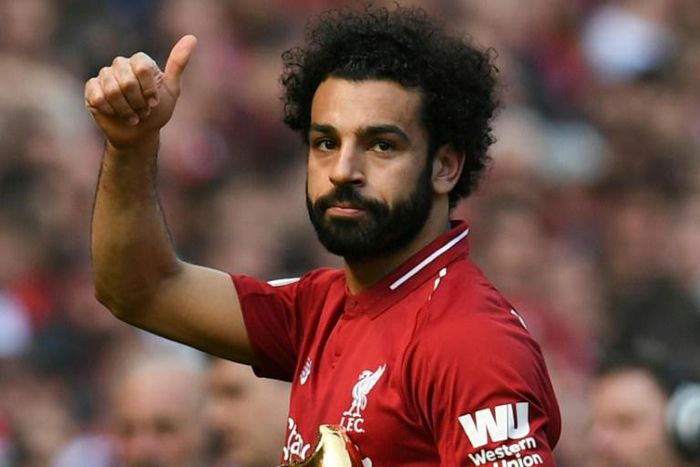 Mohamed Salah shared the 2018/19 Premier League Golden Boot award with Sadio Mane and Pierre-Emerick Aubameyang