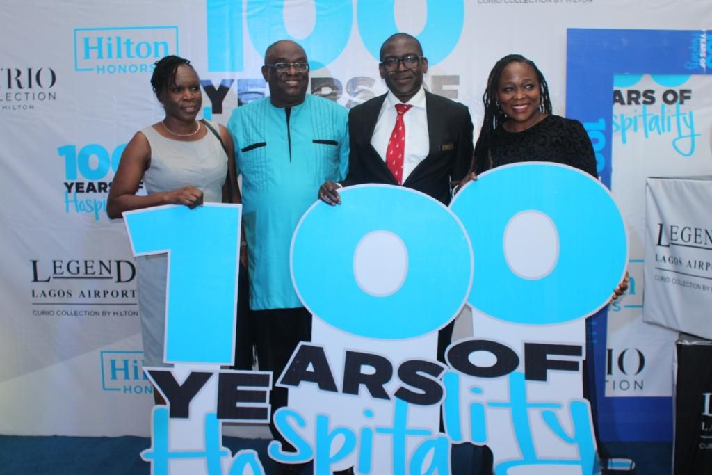 Legend Hotel Lagos Airport, Curio Collection by Hilton celebrates Hilton 100 years of hospitality in grand style