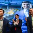 Zelensky, a comedian with no political experience, won a landslide victory in Ukraine's presidential poll on Sunday