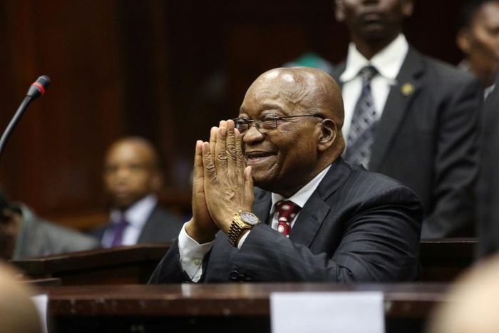 Zuma, who was forced to resign by the ruling ANC party, has been charged with 16 counts of fraud, racketeering and money laundering