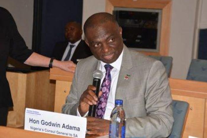 Nigeria Consul in Johannesburg, Mr Godwin Adama