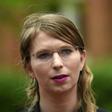 Former military intelligence analyst Chelsea Manning speaks to the press ahead of a grand jury appearance about WikiLeaks
