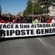 'To a global attack, a general riposte!': Saturday's demonstration in Paris was called by the militant CGT union
