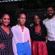 From Left: Nkechi ‘Ink’ Eze, Founder & CEO, Asoebi Bella Ltd; Hadiza Lawal, Founder/CEO, Woven Blends; Jocelyne Muhutu-Remy, Strategic Media Partnerships Manager, Africa, Facebook, and popular comedian, Bright Okpocha aka Basketmouth at the ‘It’s Your ...