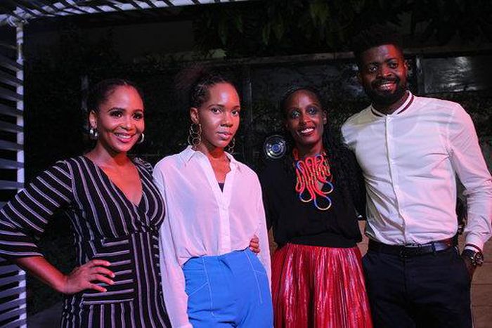 From Left: Nkechi ‘Ink’ Eze, Founder & CEO, Asoebi Bella Ltd; Hadiza Lawal, Founder/CEO, Woven Blends; Jocelyne Muhutu-Remy, Strategic Media Partnerships Manager, Africa, Facebook, and popular comedian, Bright Okpocha aka Basketmouth at the ‘It’s Your ...