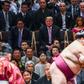 Donald Trump was the first US president to attend a tournament in sumo's hallowed Ryogoku Kokugikan arena