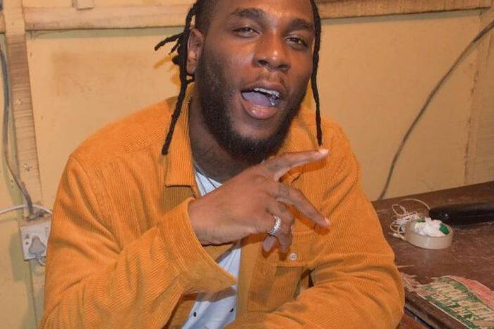 Burna boy wins African Artist of the Year at the Vodafone Ghana Music Awards. (VIBZN)