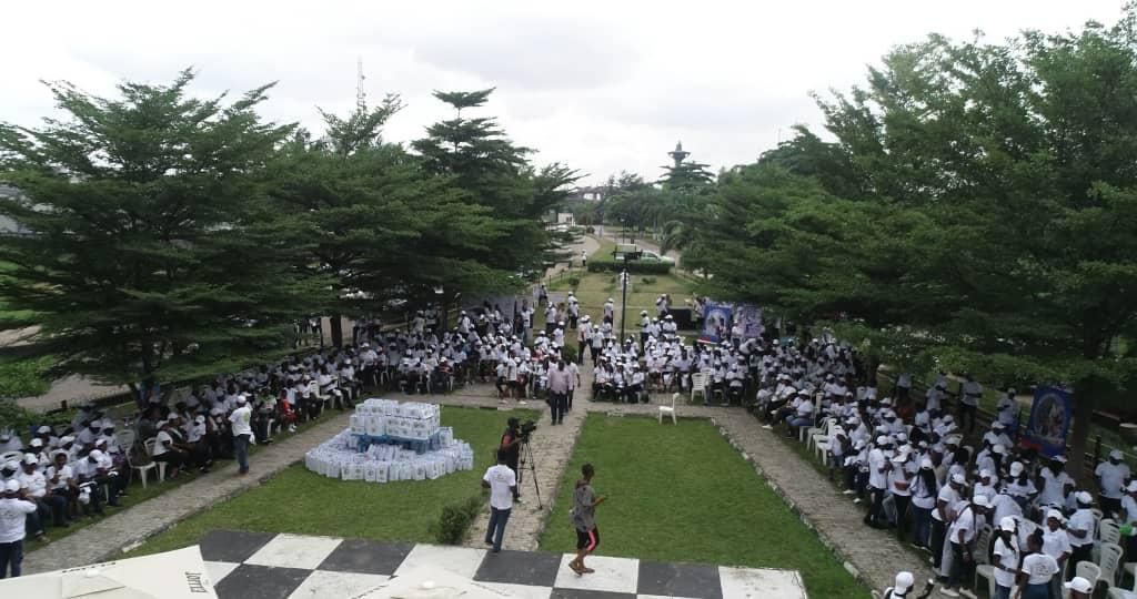 Hundreds gathered to walk malaria out with Meditol Nigeria