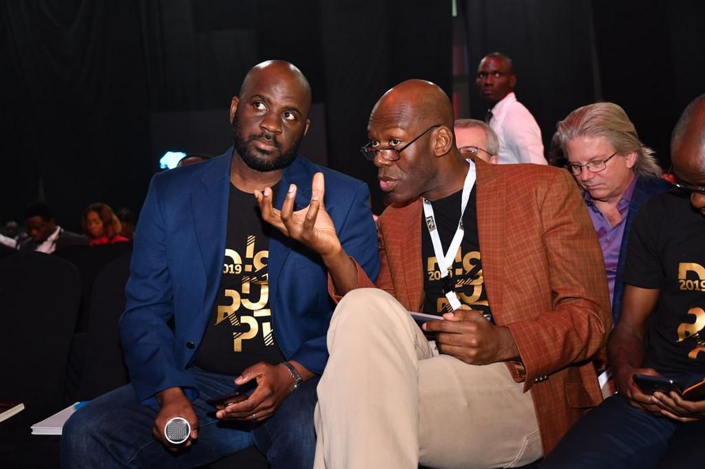 L-R: Segun Adeniyi; Head Africa Fintech Foundry and Amaechi Okobi; Group Head, Corporate Communications, Access Bank