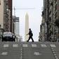 Buenos Aires was largely deserted as a general strike against inflation and the loss of spending power kicked in
