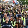Demonstrators joined the latest 'yellow vest' in Bordeaux, where support for the movement is strong