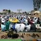 Sudanese protesters, attending Friday prayers near the military headquarters, have kept a sit-in at the site for weeks