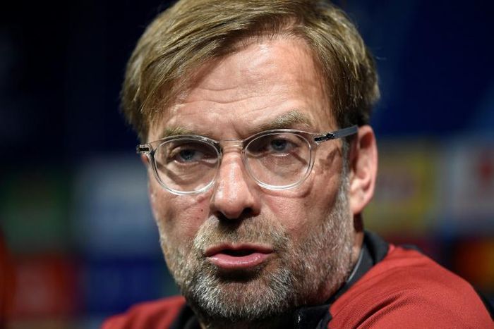 Jurgen Klopp at the Camp Nou Camp