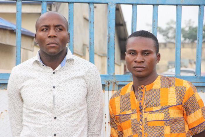 Idoko Sunday and Katdel Dabit are the suspects in the killing of Ogar Jumbo [Nigeria Police Force]