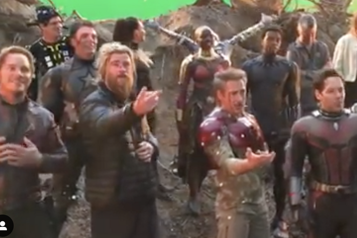 Here's The Avengers Singing To Josh Brolin
