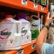 In this file photo taken on July 9, 2018, Customer Gary Harms shops for Roundup products at a store in San Rafael, California
