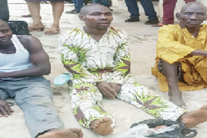 The suspects allegedly killed Pastor Ogedengbe after eating the concoction prepared by the herbalist among them. (Punch)