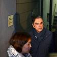 Carole Ghosn stayed close by her husband when he was released on bail
