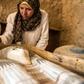 Egypt has unveiled a 4,500-year-old burial ground near the Giza pyramids