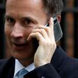 British Foreign Secretary Jeremy Hunt said it was right to have 'a degree of caution' over large Chinese companies