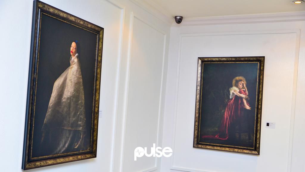 Some of the displays at the SMO White|Ebony exhibition opening which held on Saturday, May 25, 2019 at Temple Muse, Victoria Island Lagos.