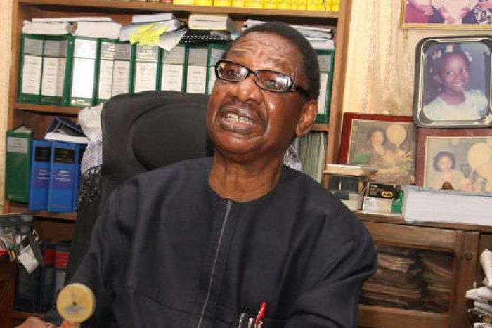 Chairman of the Presidential Advisory Committee Against Corruption (PACAC), Professor Itse Sagay