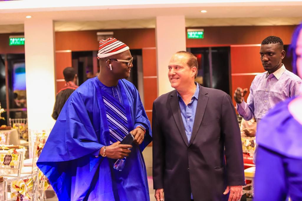 Guest exchanging pleasantries at the gala night [AMAA]