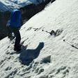 The Indian army tweeted three images late on Monday showing a series of long foot-shaped impressions
