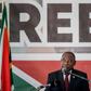 South African President Cyril Ramaphosa said that large swathes of the country's population still aren't free, 25 years after apartheid