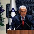 In this file photo, Israeli Prime Minister Benjamin Netanyahu makes an address at the president's residence in Jerusalem on April 17, 2019