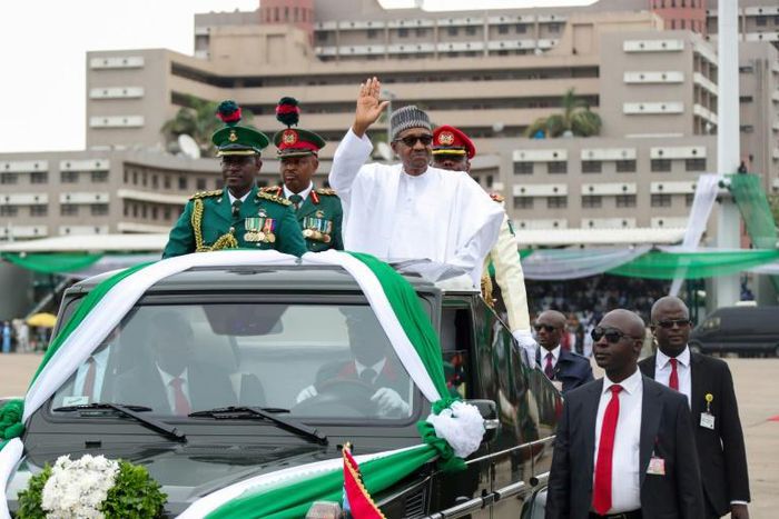 Nigerian President Muhammadu Buhari was inaugurated Wednesday vowing to tackle security threats and root out corruption