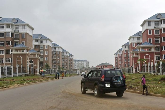Public housing built in a district of Equatorial Guinea's capital Malabo after the country came into oil wealth