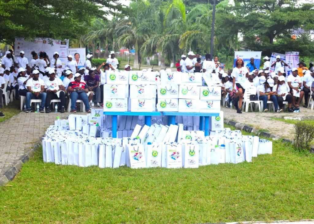 Hundreds gathered to walk malaria out with Meditol Nigeria